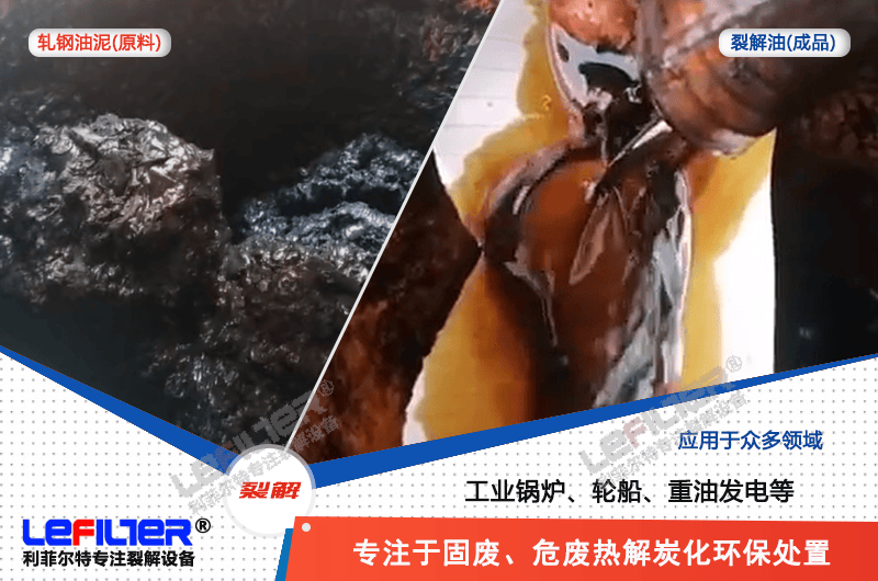 轧钢油泥热解